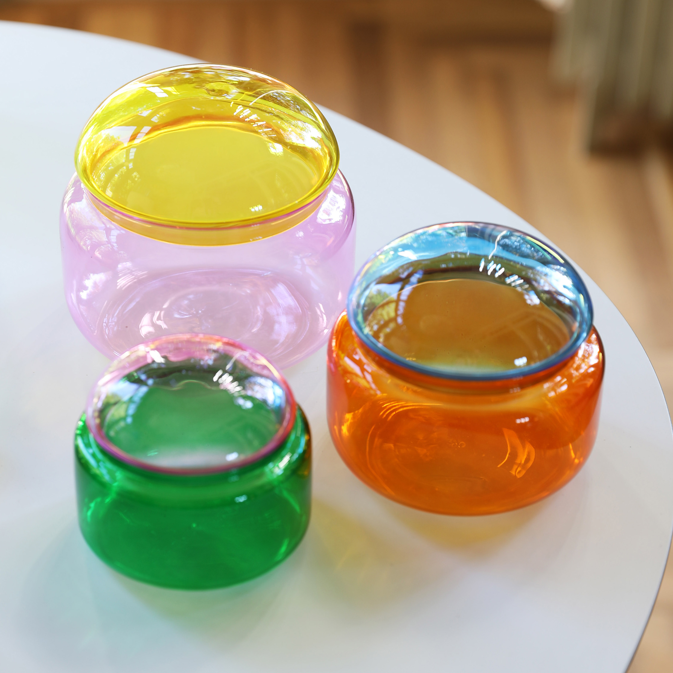 Jar puffy pink - Storage - &k Amsterdam
